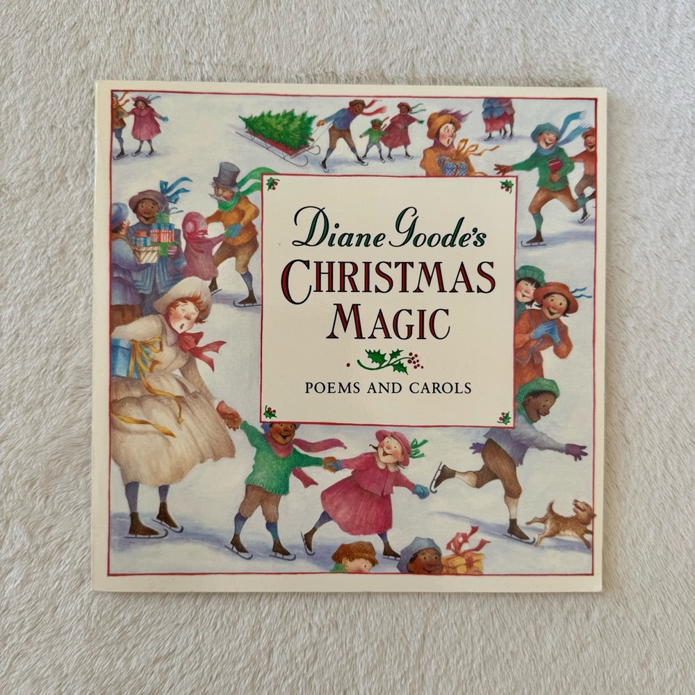 Diane Goode's Christmas Magic Paperback Book | Poems and Carols 90s Pictureback